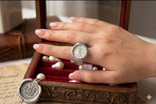 Charger l'image dans la galerie, Montre Bague - Argenté Nacré