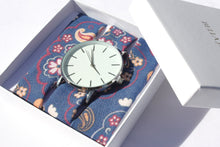 Charger l'image dans la galerie, Bracelet coton - Bleu bandana