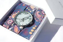 Charger l'image dans la galerie, Bracelet coton - Bleu bandana