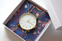 Charger l'image dans la galerie, Bracelet coton - Bleu bandana