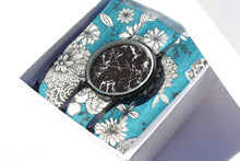 Charger l'image dans la galerie, Bracelet coton - Bleu floral