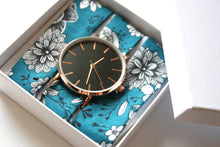 Charger l'image dans la galerie, Bracelet coton - Bleu floral