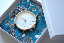 Charger l'image dans la galerie, Bracelet coton - Bleu floral