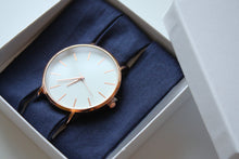 Charger l'image dans la galerie, Bracelet coton - Bleu marine uni