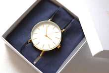 Charger l'image dans la galerie, Bracelet coton - Bleu marine uni