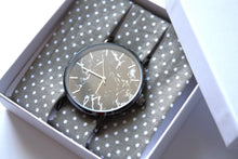 Charger l'image dans la galerie, Bracelet coton - Gris à pois