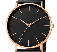 Charger l'image dans la galerie, Cadran montre - Rose gold noir