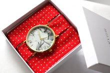 Charger l'image dans la galerie, Bracelet coton - Rouge à pois