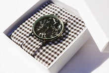 Charger l'image dans la galerie, Bracelet coton - Vichy noir et blanc