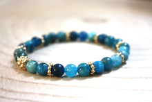 Charger l'image dans la galerie, Bracelet "Confiance" - Apatite Bleue