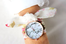 Charger l'image dans la galerie, Bracelet coton - Blanc aquarelle