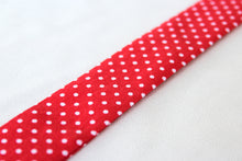 Charger l'image dans la galerie, Bracelet coton - Rouge à pois