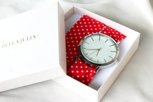 Charger l'image dans la galerie, Montre Bella Julia - Rouge à pois