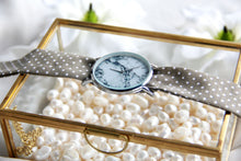 Charger l'image dans la galerie, Bracelet coton - Gris à pois