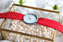 Charger l'image dans la galerie, Montre Bella Julia - Rouge à pois