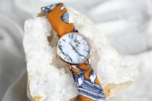 Charger l'image dans la galerie, Bracelet coton - Jaune moutarde fleuri