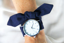 Charger l'image dans la galerie, Bracelet coton - Bleu marine uni