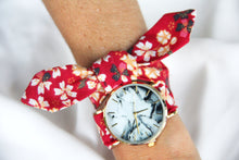 Charger l'image dans la galerie, Montre Bella Julia - Rouge fleuri