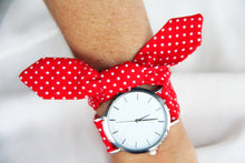 Charger l'image dans la galerie, Montre Bella Julia - Rouge à pois