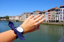 Charger l'image dans la galerie, Bracelet coton - Bleu marine uni