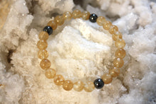 Charger l'image dans la galerie, Bracelet "Abondance" - Citrine et Hématite