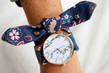 Charger l'image dans la galerie, Montre Bella Julia - Bleu bandana
