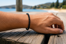 Charger l'image dans la galerie, Bracelet en Agate Noire

