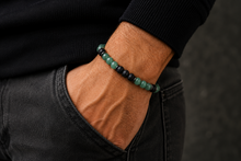 Charger l'image dans la galerie, Bracelet en Aventurine et Pierre de Lave
