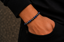 Charger l'image dans la galerie, Bracelet en Hématite et Sodalite
