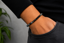 Charger l'image dans la galerie, Bracelet en Labradorite et Obsidienne
