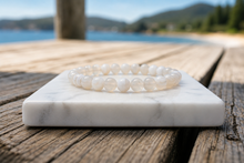 Charger l'image dans la galerie, Bracelet en Agate Blanche
