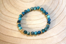 Charger l&#39;image dans la galerie, Bracelet &quot;Confiance&quot; - Apatite Bleue
