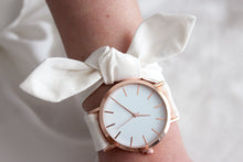 Charger l&#39;image dans la galerie, Cadran montre - Rose gold blanc
